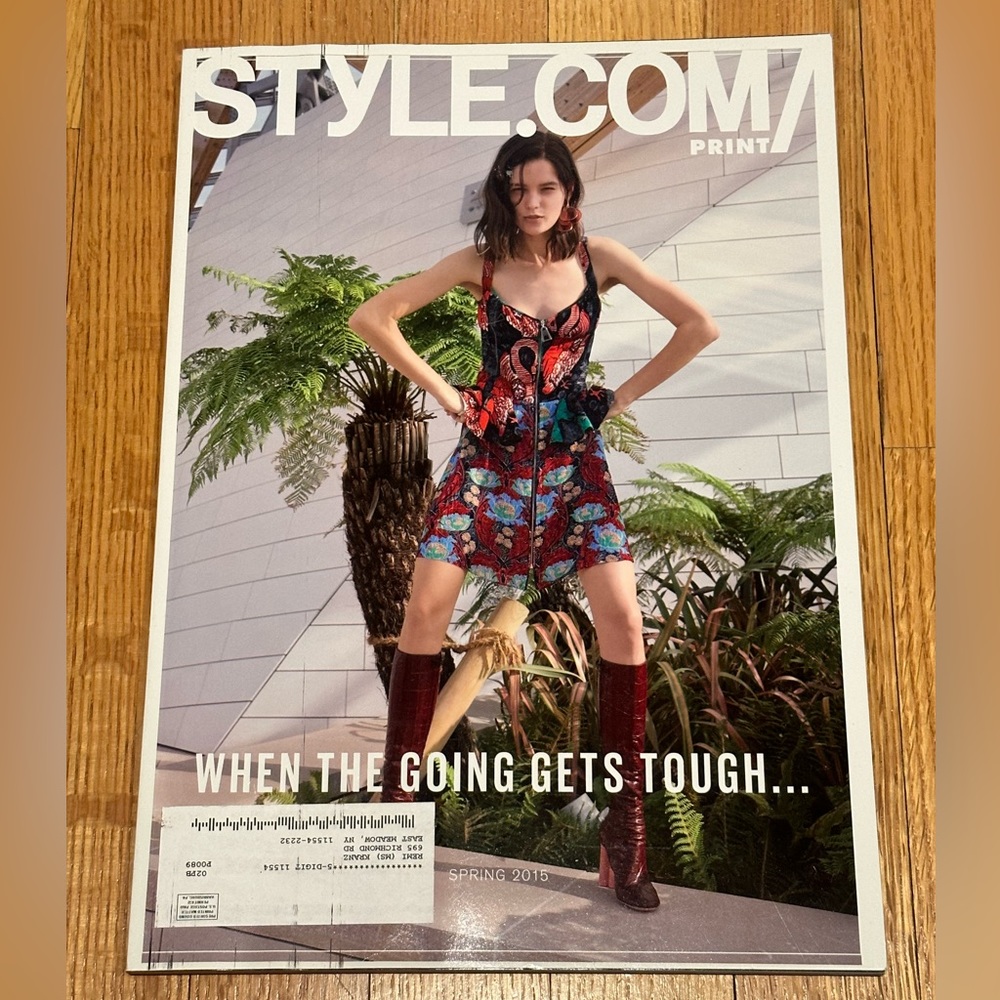 Style.com Print Fashion Magazine Spring 2015